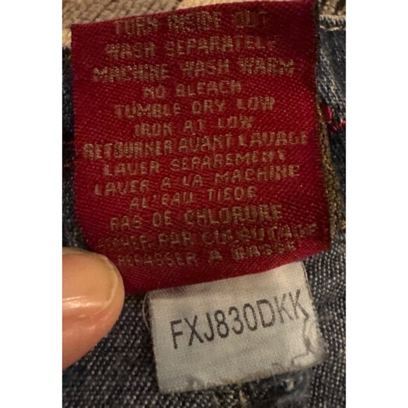 Womens Foxy Jeans Medium Wash Bootcut Jeans Back Pocket Stitch Detailing Size 9 - Picture 11 of 12